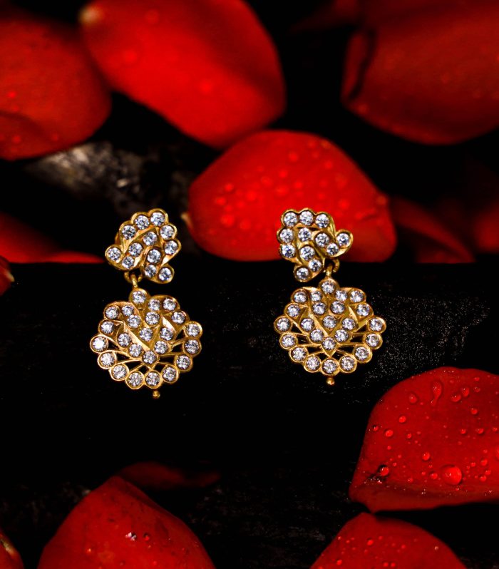 Bridal Gold Earrings